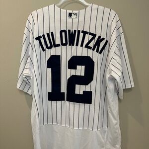 New York Yankees MLB Jersey Tulowitzki XL Size 28 Majestic